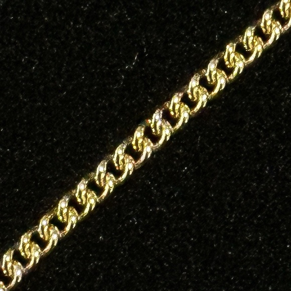 Chanel 01A COCO Gold Coloured Chain Bracelet with Black Rhinestones - Picture 10 of 13